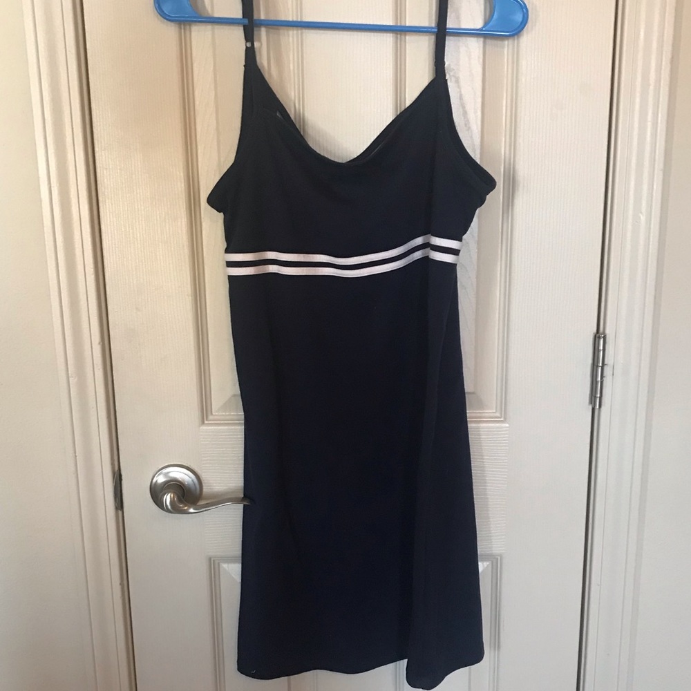 Mossimo Navy and white striped dress